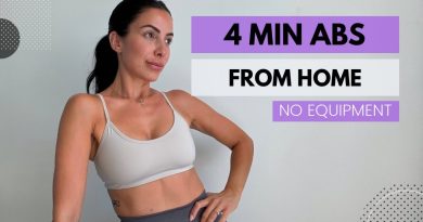 4-Minute At-Home Abs Workout | No Equipment Needed | Quick Core Burn