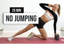 20 MIN FULL BODY NO JUMPING – No Weights Workout – Low Impact Home Workout