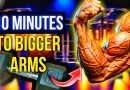 10-Minute Arms Workout with Dumbbells | Build Strong Arms Fast #gym #workoutathome