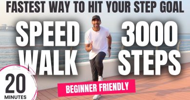 Speed Walk Workout at Home | 3000 Steps Fast Walking Workout