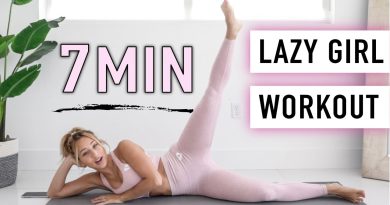 LAZY GIRL Full Body WORKOUT – 7 min. (NO JUMPING)