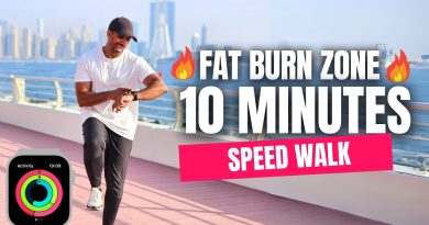 10 Minute Fat Burn Zone Walking Workout | Speed Walk