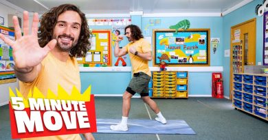 5 Minute Move Kids fun Workout | The Body Coach TV