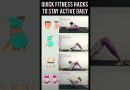 Quick Fitness Hacks to Stay Active  Daily#Shorts #fitness #hack  #trending #shortsfeed