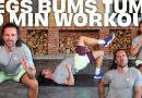 Quick 10 Minute Legs, Bums and Tums Workout