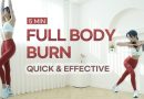 5 MIN STANDING FULL BODY WORKOUT (No Jumping ) Burn Lots Of Calories At Home l K-POP IDOL BODY SHAPE