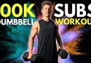 20 Min FULL BODY DUMBBELL WORKOUT | 100k Subs Special