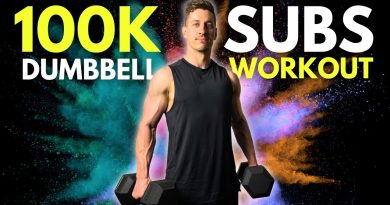 20 Min FULL BODY DUMBBELL WORKOUT | 100k Subs Special