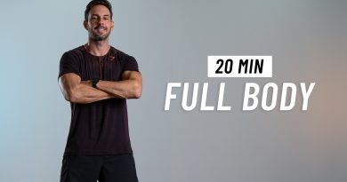 20 Min Full Body Workout – Build Strength & Burn Fat At Home (No Equipment + No Jumping)