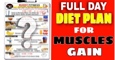 Full Day Diet Plan For Muscles Gain @BuddyFitness