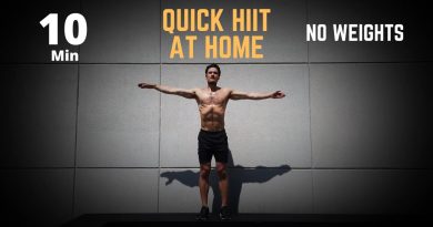 10 Min Quick HIIT Workout at Home (No Equipment, Full Body Burn!)