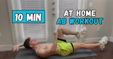 10 MINUTE AT HOME AB WORKOUT NO EQUIPMENT REQUIRED – This Workout Got Me 6-Pack Abs!!