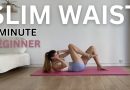 5 MINUTE ABSOLUTE BEGINNER SLIM WAIST WORKOUT // QUICK + EASY CORE BURN // NO EQUIPMENT NEEDED