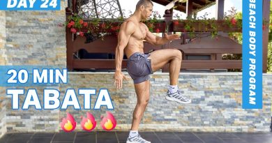 Day 24: Quick 20 Min Tabata Workout for Full Body Strength & Cardio